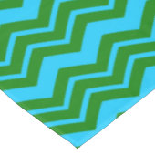 Nappe Conception de chevron en zigzag bleu vert (Angle)