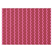 Nappe Conception de chevron zigzag rose rouge bordeaux (Devant (Horizontal))