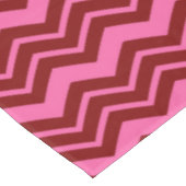 Nappe Conception de chevron zigzag rose rouge bordeaux (Angle)