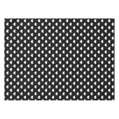 Nappe Conception de coeurs adorables noir blanc (Devant (Horizontal))