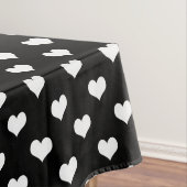 Nappe Conception de coeurs adorables noir blanc (In Situ)