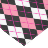 Nappe Conception de diamant en argyle rose noir blanc (Angle)