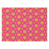Nappe Conception de fleurs géométriques colorées (Devant (Horizontal))