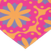Nappe Conception de fleurs géométriques colorées (Angle)