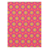Nappe Conception de fleurs géométriques colorées (Devant)