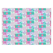 Nappe Conception de fleurs vibrantes en fleurs (Devant (Horizontal))