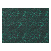 Nappe Conception de la série Léopard sarcelle et or 4 (Devant (Horizontal))