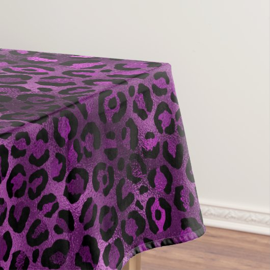 Nappe Conception de la série Leopard violet et or 3 (In Situ)
