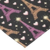 Nappe Conception de la Tour Eiffel de nuit à Paris avec (Angle)
