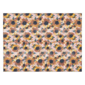 Nappe Conception de l'aquarelle de tournesol (Devant (Horizontal))