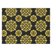 Nappe Conception de mandala doré avec motifs symétriques (Devant (Horizontal))