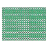 Nappe Conception de motif abstrait géométrique émeraude (Devant (Horizontal))
