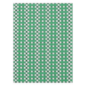 Nappe Conception de motif abstrait géométrique émeraude (Devant)