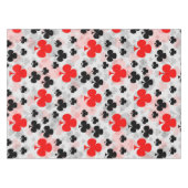 Nappe Conception de motif abstrait Red Black Clover Club (Devant (Horizontal))