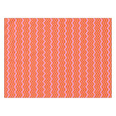 Nappe Conception de motif chevron orange et rose (Devant (Horizontal))