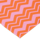 Nappe Conception de motif chevron orange et rose (Angle)