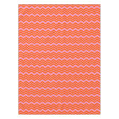 Nappe Conception de motif chevron orange et rose (Devant)