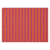 Nappe Conception de motif chevron orange et violet (Devant (Horizontal))
