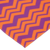 Nappe Conception de motif chevron orange et violet (Angle)