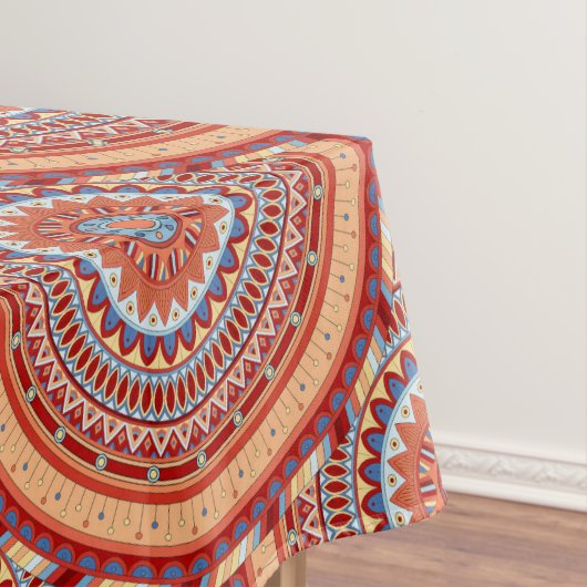 Nappe Conception de motif d'abrégé sur mandala de Boho (In Situ)