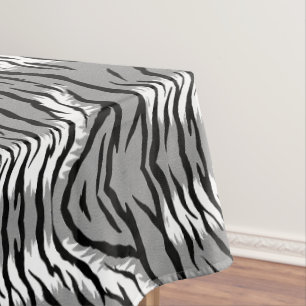Nappe Conception de motif de peau de tigre gris cendre
