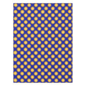 Nappe Conception de motif de soleil sur fond bleu (Devant)