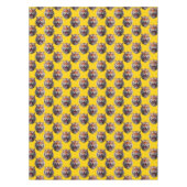 Nappe Conception de motif de tête de tigre jaune (Devant)