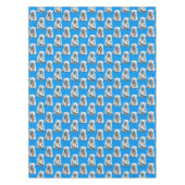 Nappe Conception de motif d'ours polaire bleu (Devant)