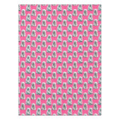 Nappe Conception de motif d'ours polaire rose  (Devant)