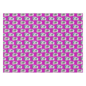 Nappe Conception de motif d'ours polaire violet (Devant (Horizontal))