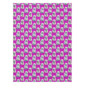 Nappe Conception de motif d'ours polaire violet (Devant)