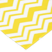 Nappe Conception de motif en chevron zigzag blanc jaune  (Angle)