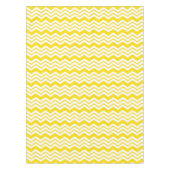 Nappe Conception de motif en chevron zigzag blanc jaune  (Devant)