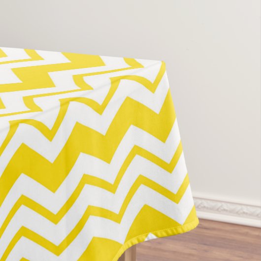 Nappe Conception de motif en chevron zigzag blanc jaune  (In Situ)