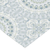 Nappe Conception de motif mandala bleu et vert serein (Angle)