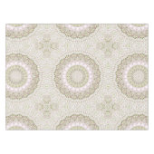 Nappe Conception de motif mandala floral rose et vert (Devant (Horizontal))