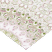 Nappe Conception de motif mandala floral rose et vert (Angle)