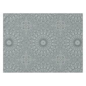 Nappe Conception de motif mandala gris et argent (Devant (Horizontal))