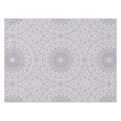 Nappe Conception de motif mandala lavande et vert (Devant (Horizontal))