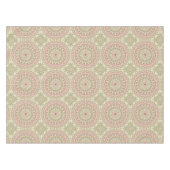 Nappe Conception de motif mandala rose et vert (Devant (Horizontal))
