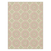 Nappe Conception de motif mandala rose et vert (Devant)