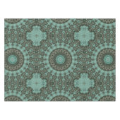Nappe Conception de motif mandala vert antique (Devant (Horizontal))