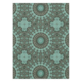 Nappe Conception de motif mandala vert antique (Devant)
