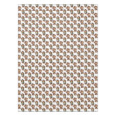 Nappe Conception de motif singe blanc (Devant)