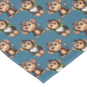 Nappe Conception de motif singe bleu (Angle)