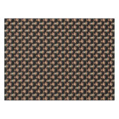 Nappe Conception de motif singe noir  (Devant (Horizontal))