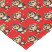 Nappe Conception de motif singe rouge (Angle)