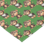 Nappe Conception de motif singe vert  (Angle)
