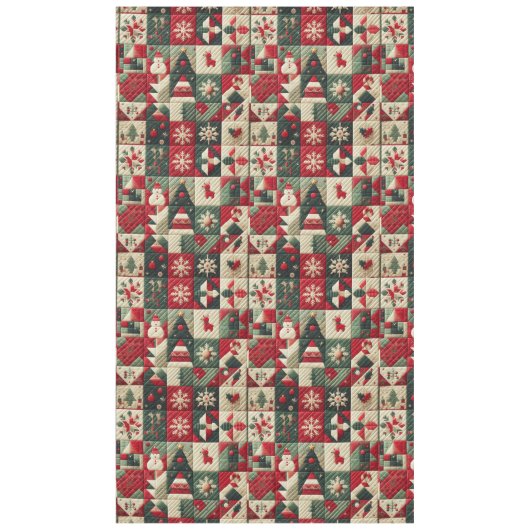 Nappe Conception de Noël à plateau (Devant)