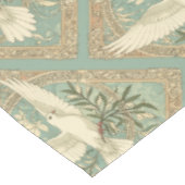 Nappe Conception de Noël avec colombe et branche d'olivi (Angle)